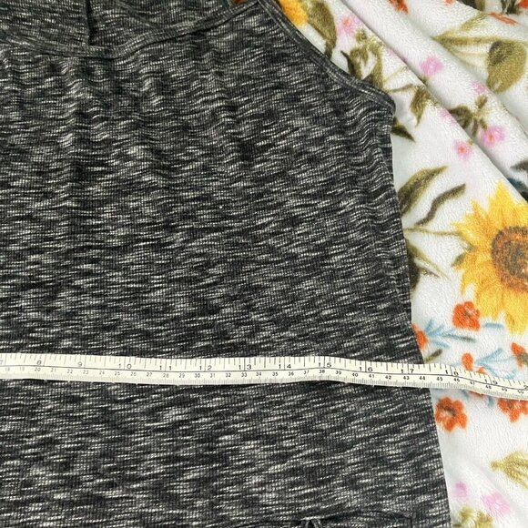 Victoria's Secret Romper Womens M Ribbed Gray Sleeveless Jumpsuit - Picture 8 of 9